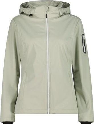 F.lli Campagnolo Light Softshell Jacket Zip Hood Softshelljacke f&uuml;r Damen | grau/beige