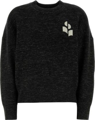 Isabel Marant Atlee Sweater - Dames - Ronde hals truien - Zwart - M - Truien & Vesten