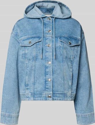 s.Oliver Red Label Relaxed Fit Jeansjacke aus Baumwoll-Mix in Jeansblau, Gr&ouml;&szlig;e XL