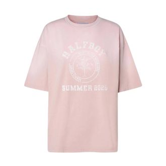 Halfboy T-Shirts, female, Pink, Size: XS Vintage Tee