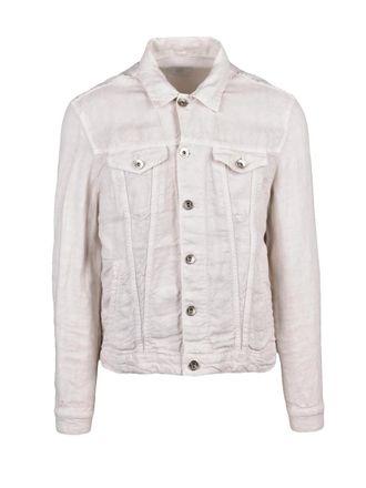 Eleventy Beige Linen Jacket