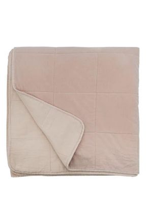 Pom Pom at Home Amsterdam Cotton Coverlet in Blush at Nordstrom, Size Queen