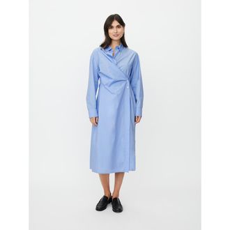 Masai MaNeylora Wrap Midi Shirt Dress in Hydrangea at Nordstrom, Size Xx-Large
