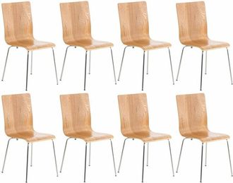 Clp Clp - Juego De 8 Sillas De Espera Pepe Roble
