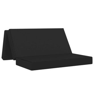 vidaXL Sof&aacute; Cama Plegable 120 X 67 X 45 Cm Negro Vidaxl