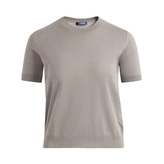 Max Mara Giulietta Jumper - Dames - Ronde hals truien - Grijs - L - Katoen - Truien & Vesten