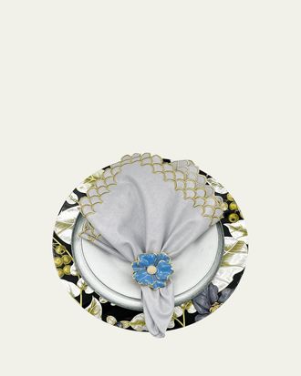 Nomi K Midnight Botanica Lacquered Placemat