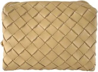 Bottega Veneta Pre-owned Cross Body Bags, female, Beige, Size: ONE SIZE Pre-owned Vintage Shoulder Bag