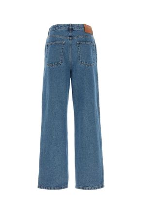 Loewe Mens Denim Jeans Jeansblue Exterior: Cotton