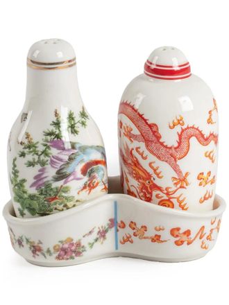 Seletti Hybrid Thea spices shaker set - unisex - Porcelain - One Size - White