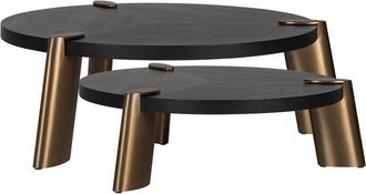 Richmond Interiors Design Couchtisch Set Brody (2 Stück)