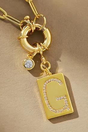 Uncommon James Initial Chain Monogram Necklace