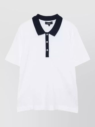 Fay short-sleeve polo top