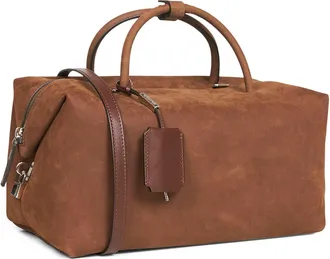 Max Mara Womens Large Bowler Bag Dark Brown Calf Leather Handbags Hand