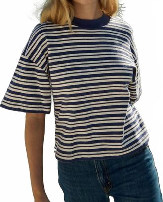 Nation Ltd Gio Sweatshirt In Tossed Stripe
