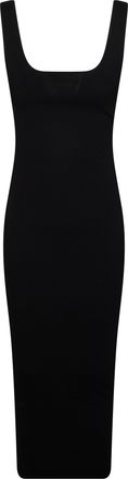 Entire studios Square Neck Form Fitting Midi Dress