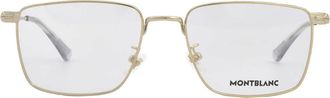 Montblanc Demo Rectangular Mens Eyeglasses MB0308O 001 54