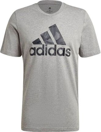 adidas Casual Sports Camouflage Alphabet Logo Printing Short Sleeve Gray GK9637
