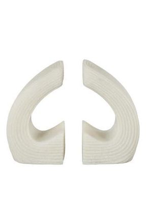 Uma Textured Bookends in White at Nordstrom Rack