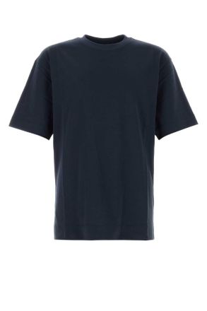 Dries Van Noten Navy Blue Cotton Heli T Shirt