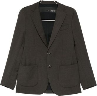 Roberto Ricci Design Structured Brown Jacket With Classic Silhouette