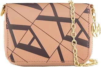 A|X Armani Exchange Tassen, Dames, Roze, ONE Size, Leer, Stijlvolle Crossbody Tas Bruin