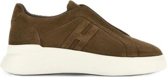 Hogan H580 Instapper Sneakers - Heren - Sneakers - Groen - 43 1/2 EU - Su&egrave;de - Schoenen