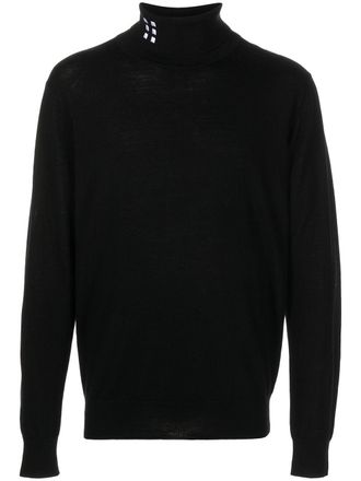 Romeo Hunte roll-neck fitted jumper - Black