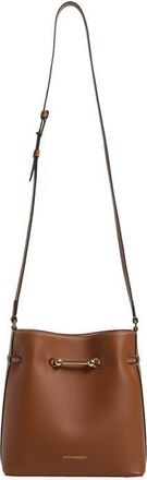 Strathberry Corda Leather Bucket Bag in Chestnut at Nordstrom