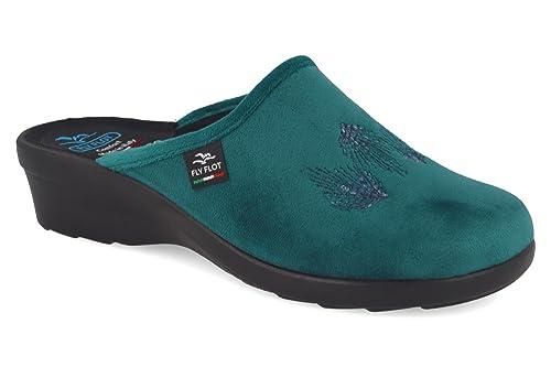 Fischer Katrin 655004 Pantofole Donna In Feltro Riciclato - Leggere, Flessibili, Con Soletta Estraibile E Suola Antiscivolo - 3