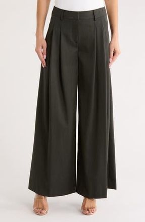 TWP New Didi Wide Leg Wool Blend Pants in Military at Nordstrom Rack, Size 6