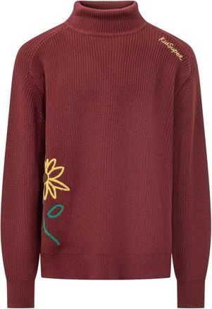 KidSuper Studios Jersey con Flores Tejidas - Knitwear - Hombre - Rojo - M