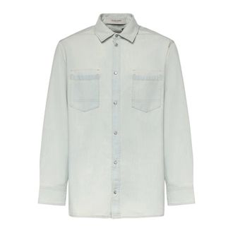 Golden Goose Overshirt in Denim - Heren - Spijkeroverhemden - Blauw - L - Denim - Overhemden
