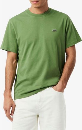Lacoste Cotton Crewneck T-Shirt in Lambs Lettuce at Nordstrom, Size 4
