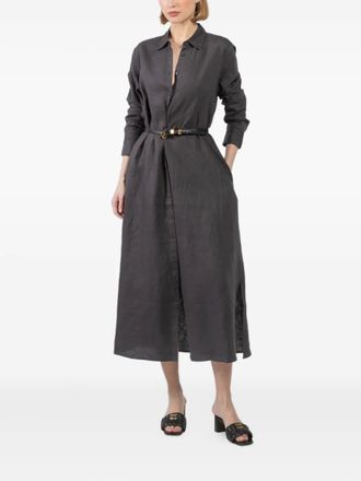 Xirena button-down maxi shirt dress - Black