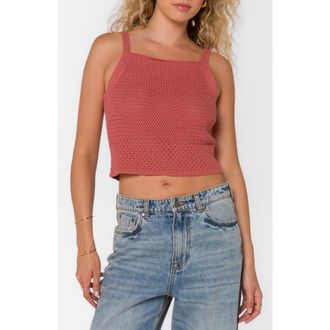 Velvet Heart Albany Open Stitch Tank in Canyon Rose at Nordstrom Rack, Size X-Small
