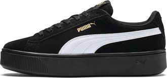 Puma (WMNS) PUMA Vikky Stacked Retro Casual Skateboarding Shoes Black 369144-03