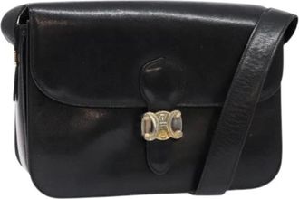 Celine Pre-owned Shoulder Bags, female, Black, Size: ONE SIZE Pre-owned Vintage Shoulder Bag