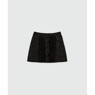 Msgm Black Polyester Mini Womens Skirt