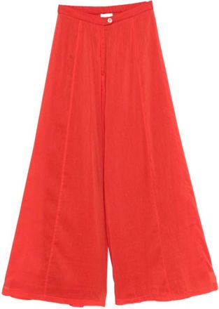 Forte_Forte Red Flared Pant