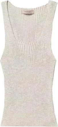 Twinset Mujer, Camisetas, Blanco, Talla: M