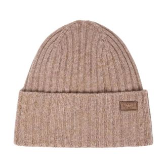 Max Mara Wkaritmo Beanie - unisex - Accessoires - Bruin - Maat: ONE Size Wol