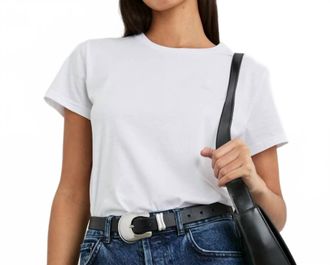 Rails Short Sleeve Classic Crew T-Shirt In White