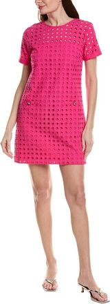 CeCe by Cynthia Steffe Circle Eyelet Shift Dress