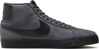 Nike Zoom Blazer Mid sneakers met SB-logo-reliëf - Grijs
