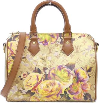 Louis Vuitton Gold Multi-Color Coated Canvas Boston Bag (Pre-Owned)