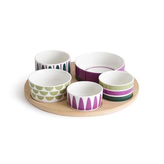 La Redoute Interieurs Aperitief set van 5 kommetjes, Etno