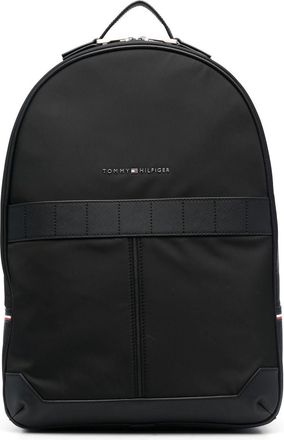 Tommy Hilfiger structured top handle backpack - men - Fabric - OS - Black