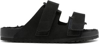 Birkenstock Uji VL Cazador Shearling - Heren - Sandalen - Grijs - 36 EU - Schoenen