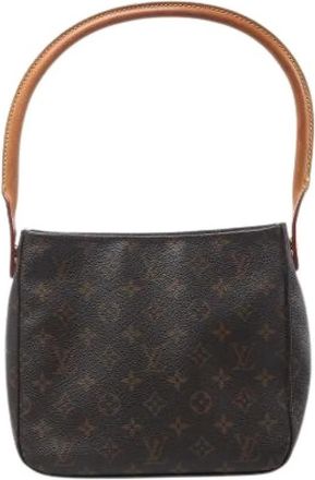 Louis Vuitton Pre-owned Looping MM Schoudertas - Dames - Vintage Schoudertas - Bruin - ONE Size - Leer - Vintage